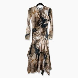 AKNVAS Dress Maxi Size 0 Multicolored